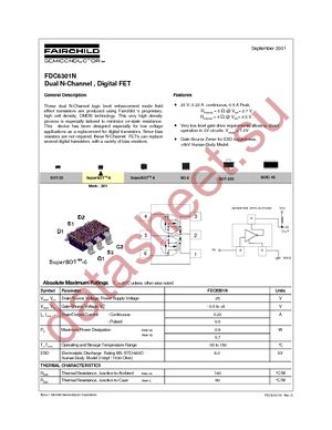 FDC6301N datasheet  